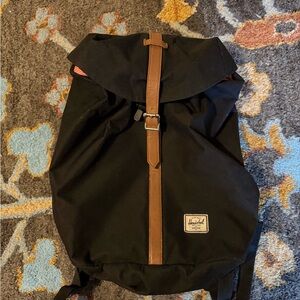 Herschel Supply Company Black and Brown Backpack